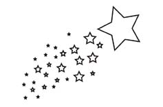 motif étoiles gravure verre